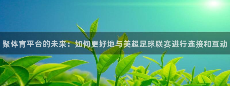 看球吧直播cba直播：聚体育平台的未来：如何更好地与英超足球联赛进行连接和互动